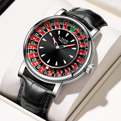 LIGE Roulette Dial Watch